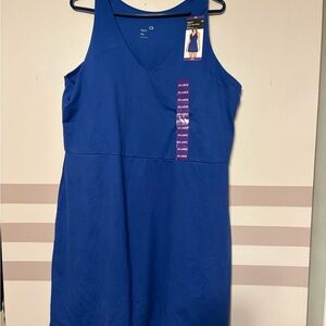 Gap Fit active tank dress with attached shorts.